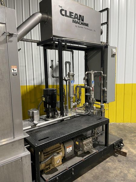 SYSTEM TECHNOLOGIES MODEL @CMI-123-480 CLEAN MACHINE HIGH PRESSURE STAINLESS STEEL PARTS WASHER: