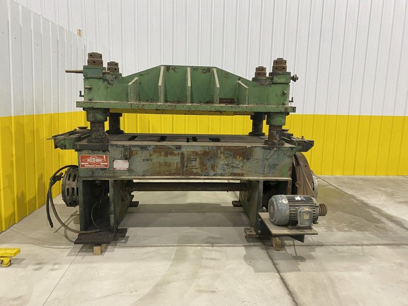 50 TON X 38" X 60" ASC / BENCHMASTER  MODEL #50-4-3860-2-12 4-POST CUTOFF PRESS: STOCK #19939