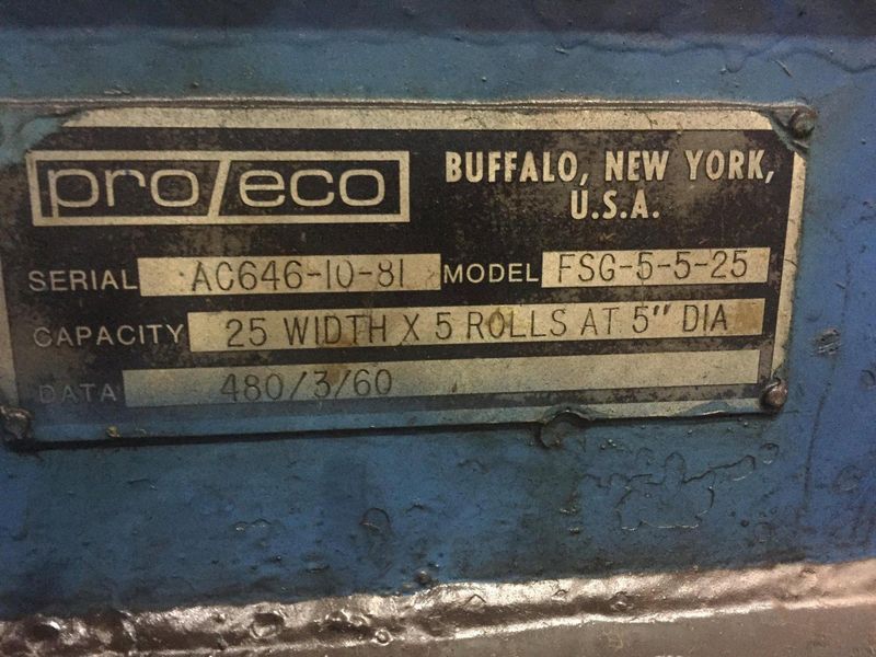 15,000 LB  X 24"  x .250 EGAN COIL CRADLE & STRAIGHTNER: STOCK#77220