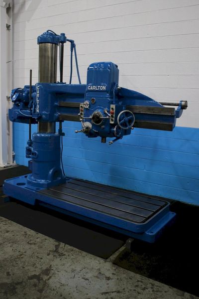 5' X 11' CARLTON RADIAL DRILL: STOCK #69927