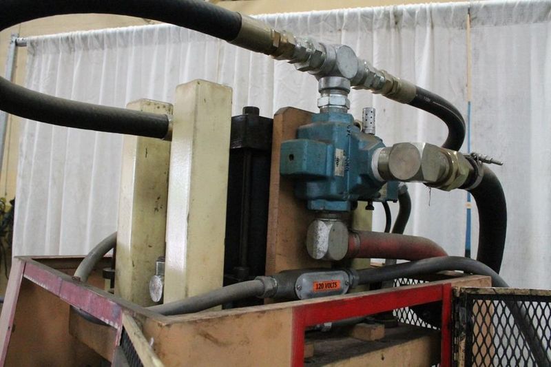 10 TON TISHKEN MODEL #ACO-10LP CUTOFF PRESS: STOCK #64570