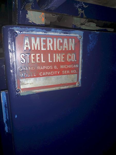 36" X 18 GAUGE AMERICAN STEEL LINE 5  ROLL STRAIGHTENER STOCK #11424