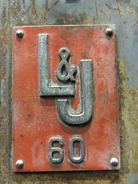 60 TON L & J MODEL #60 OBI FLYWHEL PRESS, 4" STROKE: STOCK #15363