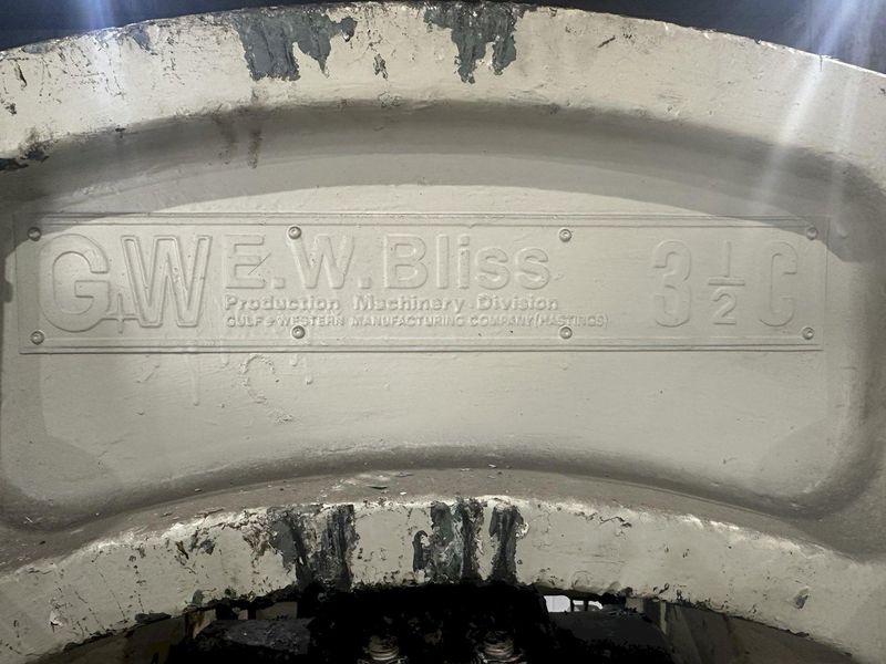 150/110 TON BLISS MODEL #3-1/2C DOUBLE ACTION TOGGLE PRESS: STOCK #20175