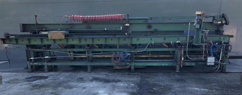 20' SUTTON POWERED INFEED & OUTFEED CONVEYORS / RACKS: STOCK #16743