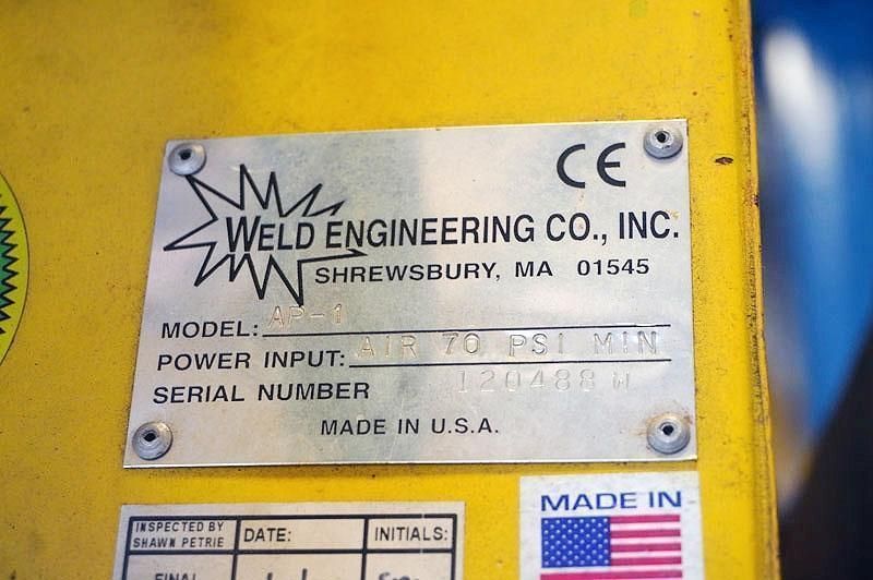 WELD ENGINEERING AUTOMATIC WELDING HEAD: STOCK 18500