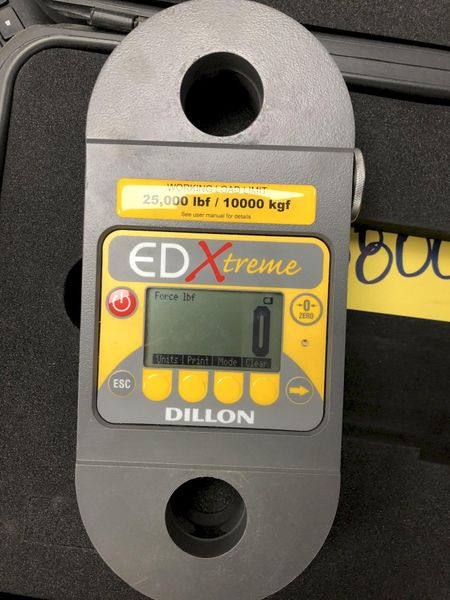 25,000 LBS DILLON ED-XTREME CRANE SCALE & WIRELESS READOUT CONTROLLER: STOCK #16800