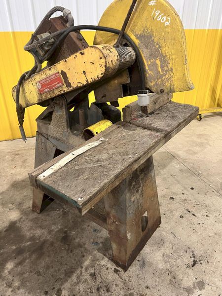 7.5 HP EVERETT MODEL 14-16 ABRASIVE CUTOFF SAW: STOCK #19602