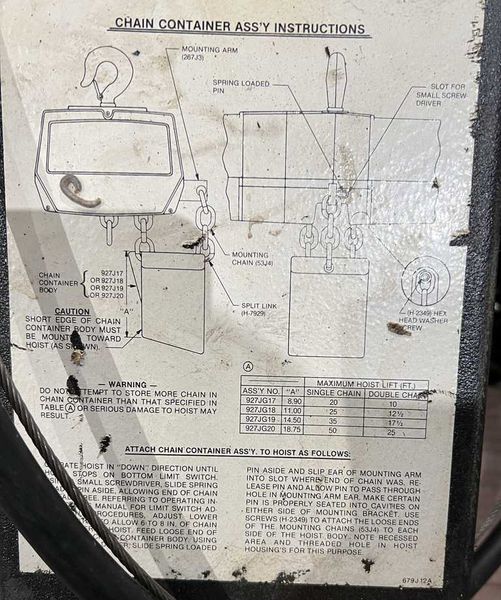 Chain Hoist, Coffing, 2 Ton