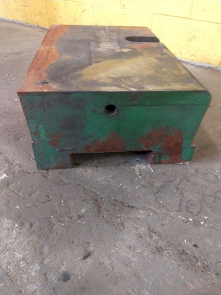 23" X 16" CECO #23 DIE FORGER ANVIL CAP SOW BLOCK: STOCK 13922