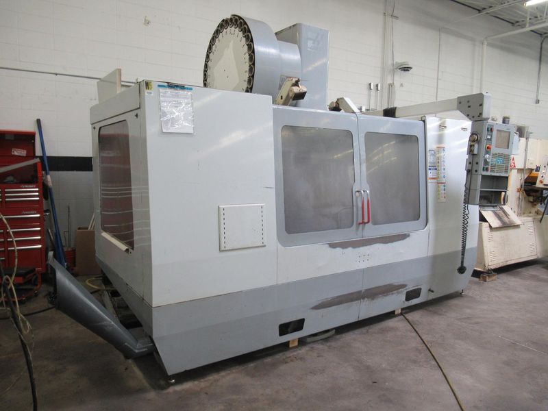 Haas VF-6/50 50-Taper CNC Vertical Machining Center with 4th Axis Drive, Through Spindle Coolant, Probing System, 30 Station Twin-Arm ATC