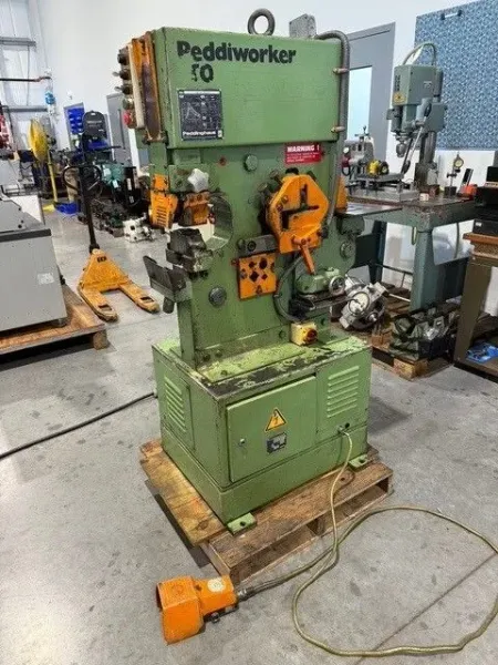 PEDDINGHAUS 50 Peddiworker 50 Ton Hydraulic Ironworker#7568