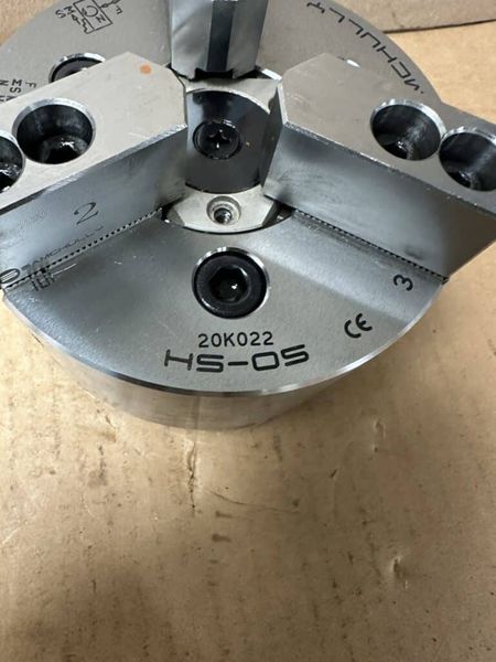 Samchully HS-05 High Speed 5″ 3-Jaw Hydraulic Power Chuck