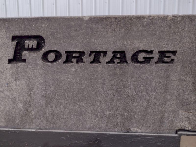 73.5" X 46.5" X 18.5" PORTAGE MITCHELL GRANITE LAYOUT SURFACE PLATE: STOCK #19744