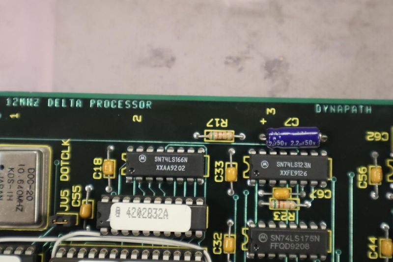 Used Delta Bendix Systems Board 12mhz Delta Processor 4202860 D 1286 / T4202732