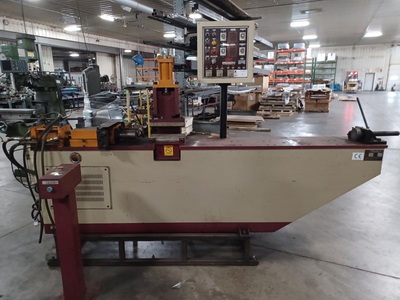 YLM CR C38A Tube End Former with 6" Stroke and Misc Dies
