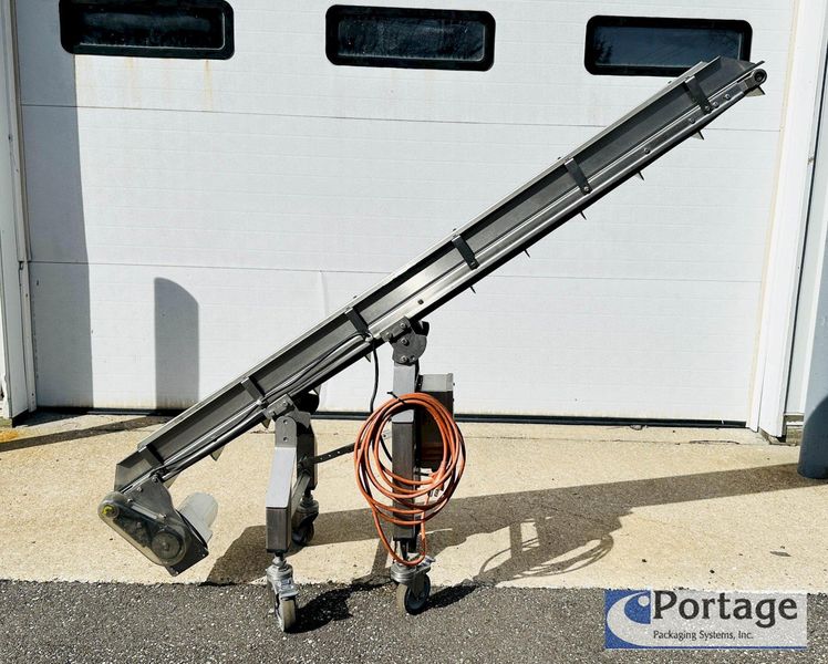 Dorner 7200 Series Sanitary  S.S. Conveyor  |  6” x 72" Up Conveyor with VFD Control