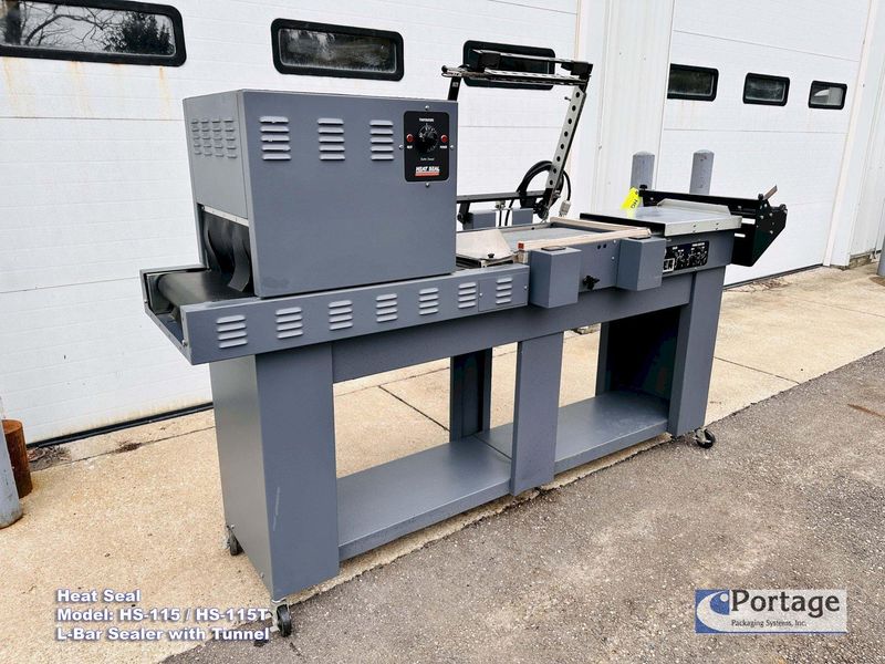 HEAT SEAL Model: HS-115 & HS-115T  ||  Combination L-Bar Sealer & Heat Tunnel