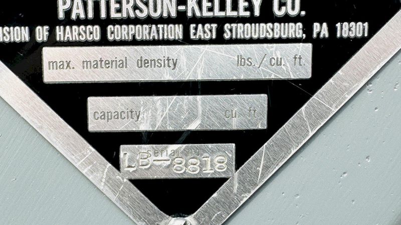 Patterson-Kelley “P-K” V-Blender Model: 8-Quart Table Top S.S. Twin Shell Liquids-Solids Blender