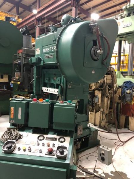 100 Ton, MINSTER P2-100-48 "Piece-Maker" Straight Side High Speed Press