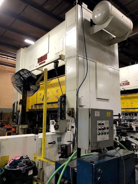 600 ton Bliss SE2-600-144-60 Straight Side Press, New 1996