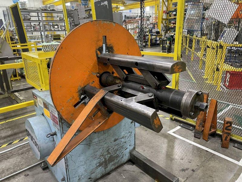 4000 lbs x 18" Wide Air Feeds Inc. Motorized Coil Reel