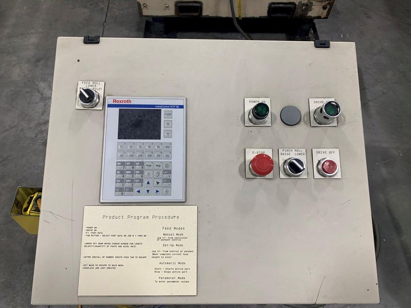 36" CHS Automation Model# DRFS-336 Servo Feed with Straightener, New 2010
