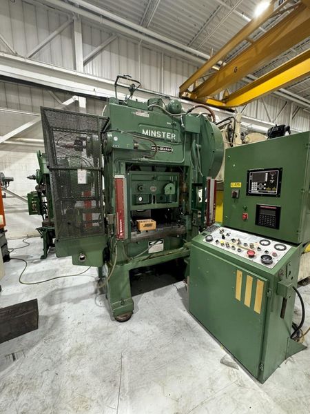 60 ton Minster Model P2-60-36 Piece-Maker Used Highspeed Straight Side Mechanical Metal Stamping