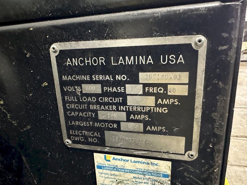 80,000 LBS ANCHOR-LAMINA 4-CYLINDER PORTABLE HYDRAULIC DIE SETTING & SEPARATING SYSTEM: STOCK #1