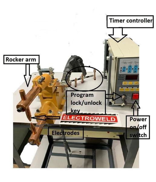 Electroweld TSP-3 Table Mounted High Precision Spot Welder with AY-01 Microprocessor