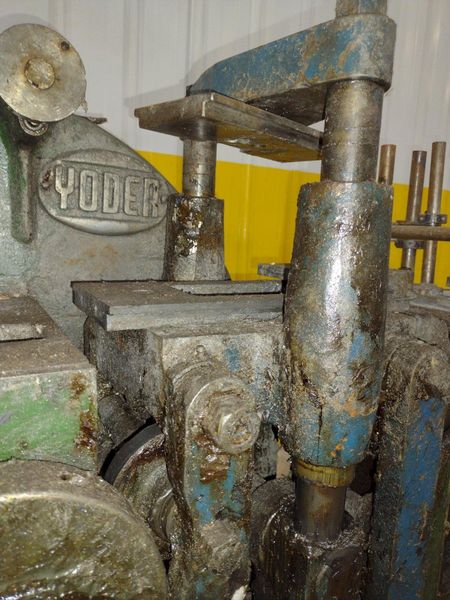 6 TON YODER MODEL #AC2 2 POST SLIDING DIE CUT OFF PRESS: STOCK #23654