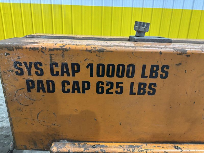 10,000 LBS X 50' X 8' PERMADUR SERIAS 816 VACUUM SHEET LIFTER WITH UNIVAC 1500 GENERATOR: STOCK
