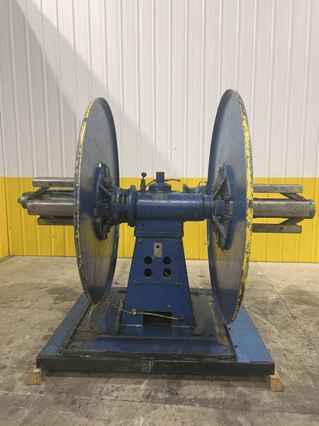 2,500 LB X 18" LITTELL MODEL #25-18 DOUBLE END PULL OFF UNCOILER COIL REEL: STOCK #22118