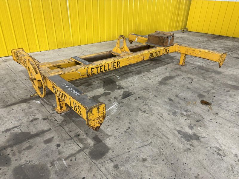 8,000 LBS X 10' X 8' LETELLIER 4-ARM SPREADER BAR LIFT BEAM WITH CENTERING ADJUSTMENT: STOCK #21