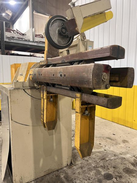 7,500 LB X 40" ROWE 7540 DSV MOTORIZED COIL REEL UNCOILER: STOCK #21925