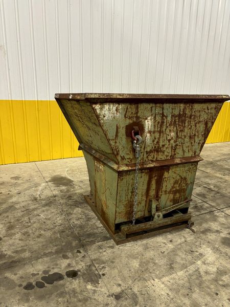 60" X 55" ROURA EXTENDED HEIGHT DUMP HOPPER: STOCK 21911