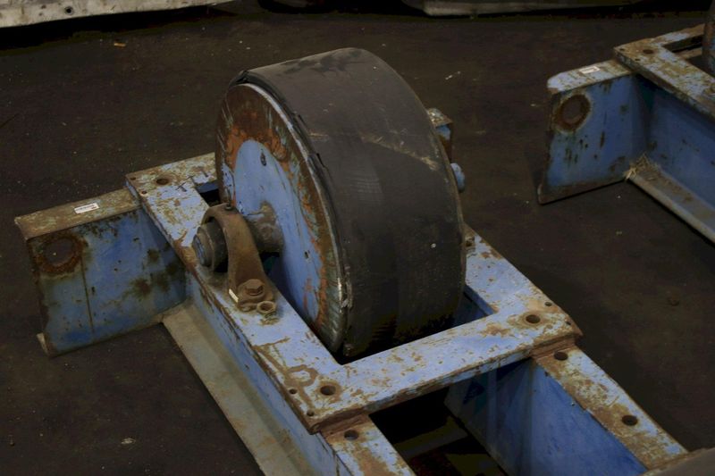 1 SET OF 15 TON ARONSON IDLER ROLLS ONLY STOCK  # 73575