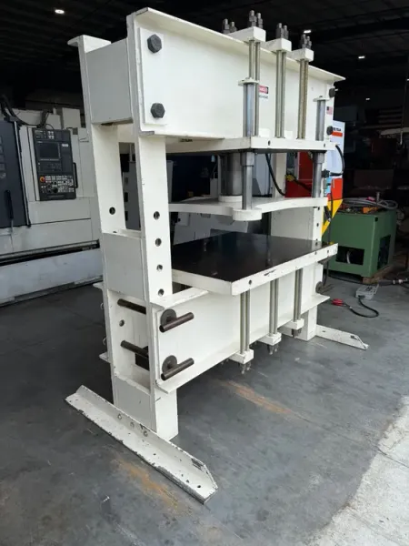 POWER TEAM 150 Ton Hydraulic H Frame Press 3 H.P. USA #7704