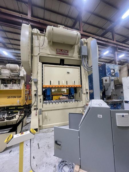 400 ton Blow SC2-400-84-48 Used Straight Side Mechanical Metal Stamping Press For Sale, Year 198