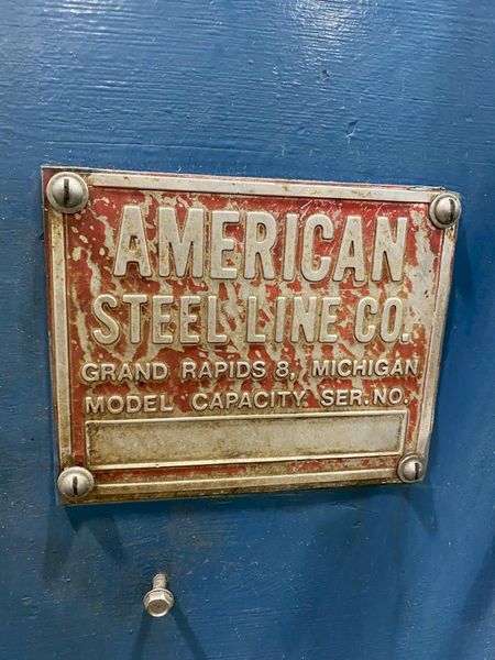 24" AMERICAN STEEL 7 ROLL CORRECTIVE LEVELER STRAIGHTENER: STOCK 16274