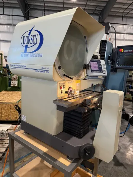 16” DORSEY 16H OPTICAL COMPARATOR DRO 2003’ #7772