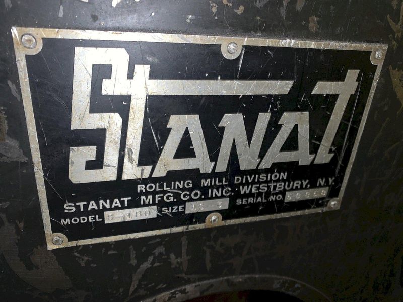 18" WIDE X 4500 LB X 3" ARBOR STANAT MODEL #S-180  SLITTING LINE: STOCK #13717