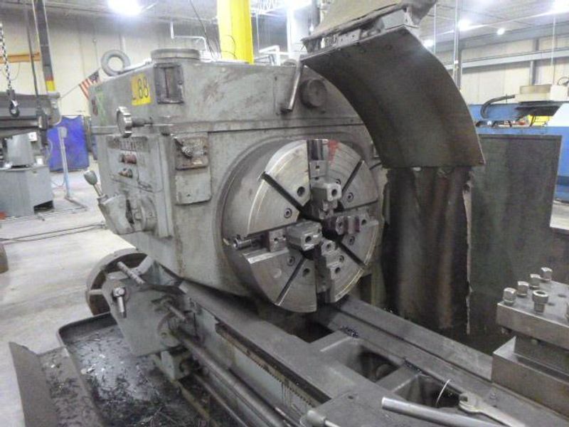 4A WARNER & SWASEY M-3550 SQUARE-HEAD SADDLE TURRET LATHE