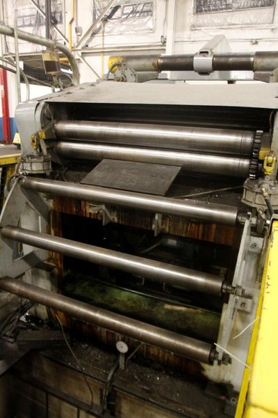 20000# X 42' X .060' AUTOMATIC FEED COIL REEL, CAR, & STRAIGHTENER: #64