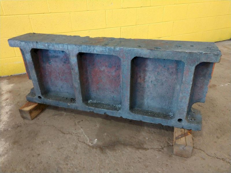 (2) 8" x 48" x 18-3/8" CAST PARALLEL SET UP BLOCKS: STOCK 12886