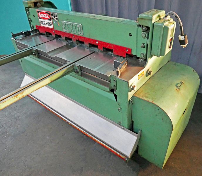 Peck, Stow, & Wilcox (Pexto) 4' x 12 Gauge Power Squaring Shear, 12-U-4H