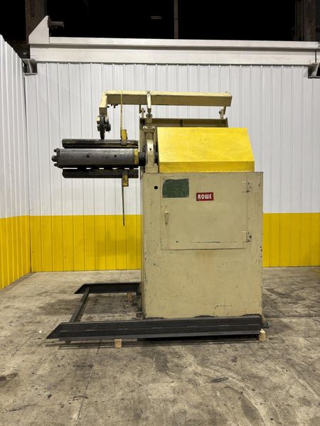 16,000 LBS X 30" X 84" OD ROWE MODEL #16030-DSV MOTORIZED COIL REEL UNCOILER: STOCK #22333