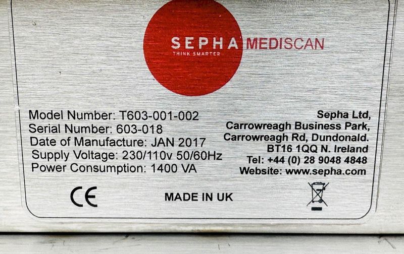Sepha MediScan  |   Non-Destructive Package Leak Tester