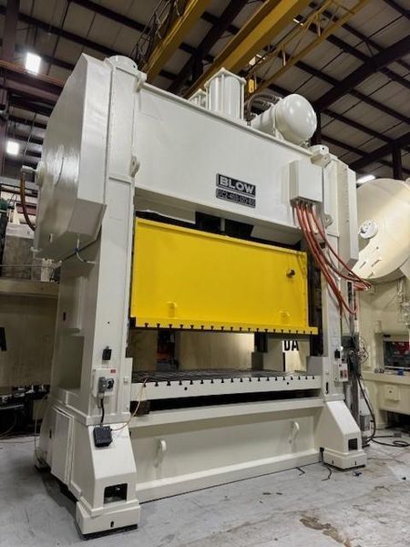 400-ton Blow Press #SC2-400-120-60 Straight Side Mechanical Metal Stamping Press For Sale, Year