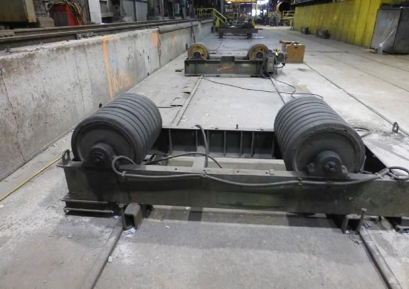 120 TON PANDJIRIS MODEL #PR-240 WELDING TANK TURNING ROLLS, 60 TON DRIVE & 60 TON IDLER: STOCK #